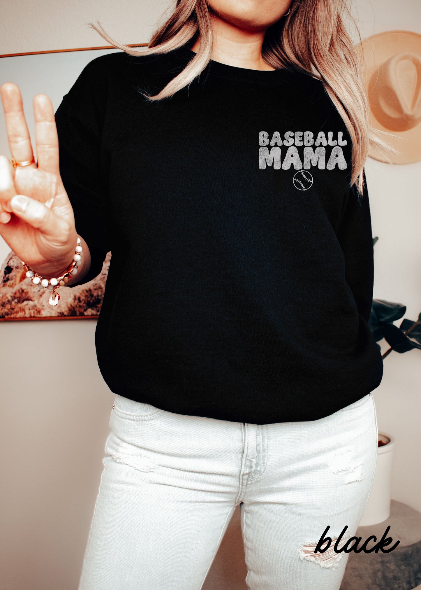 *Loud Mouth Baseball Mama Sweatshirt *7 Colors (S-5X)