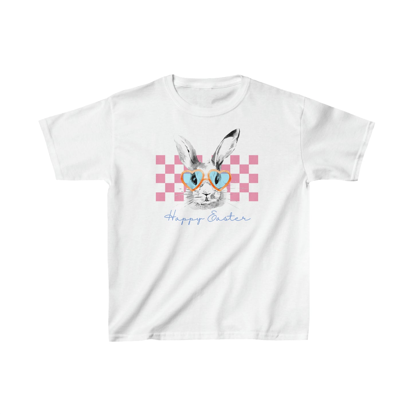 *Checkered Bunny Tee *Youth