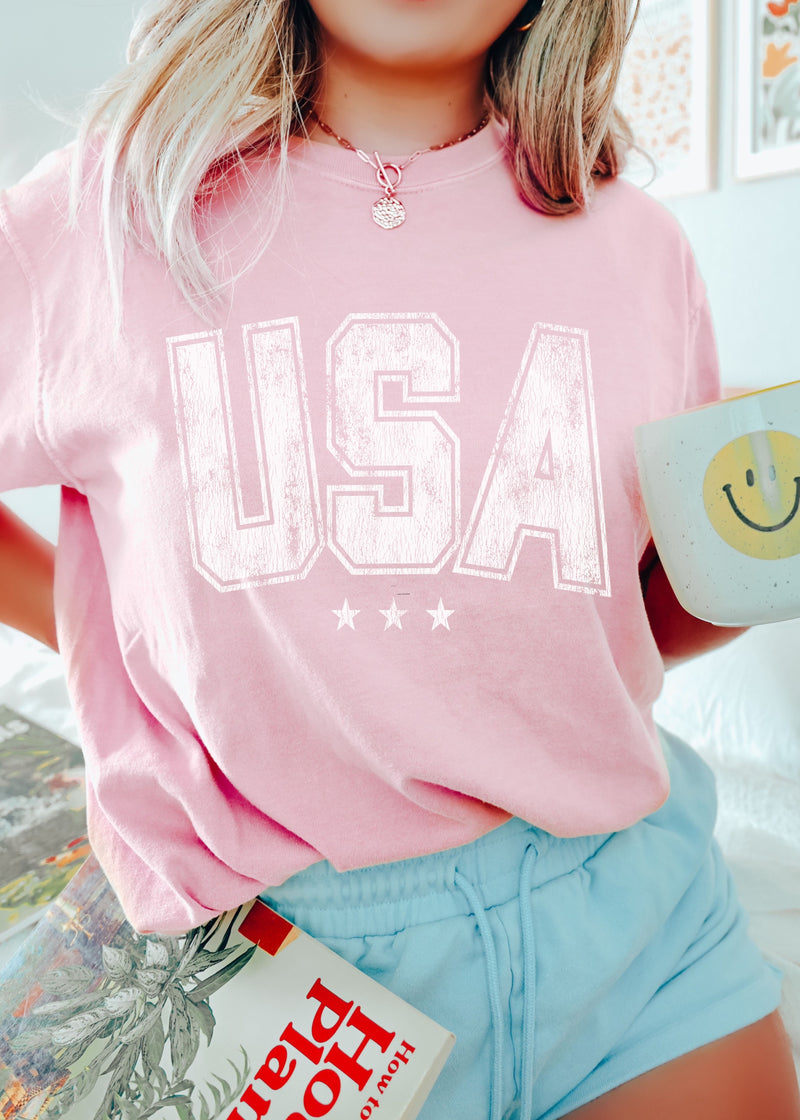 Youth USA Star Tee *5 Colors (XS-XL)