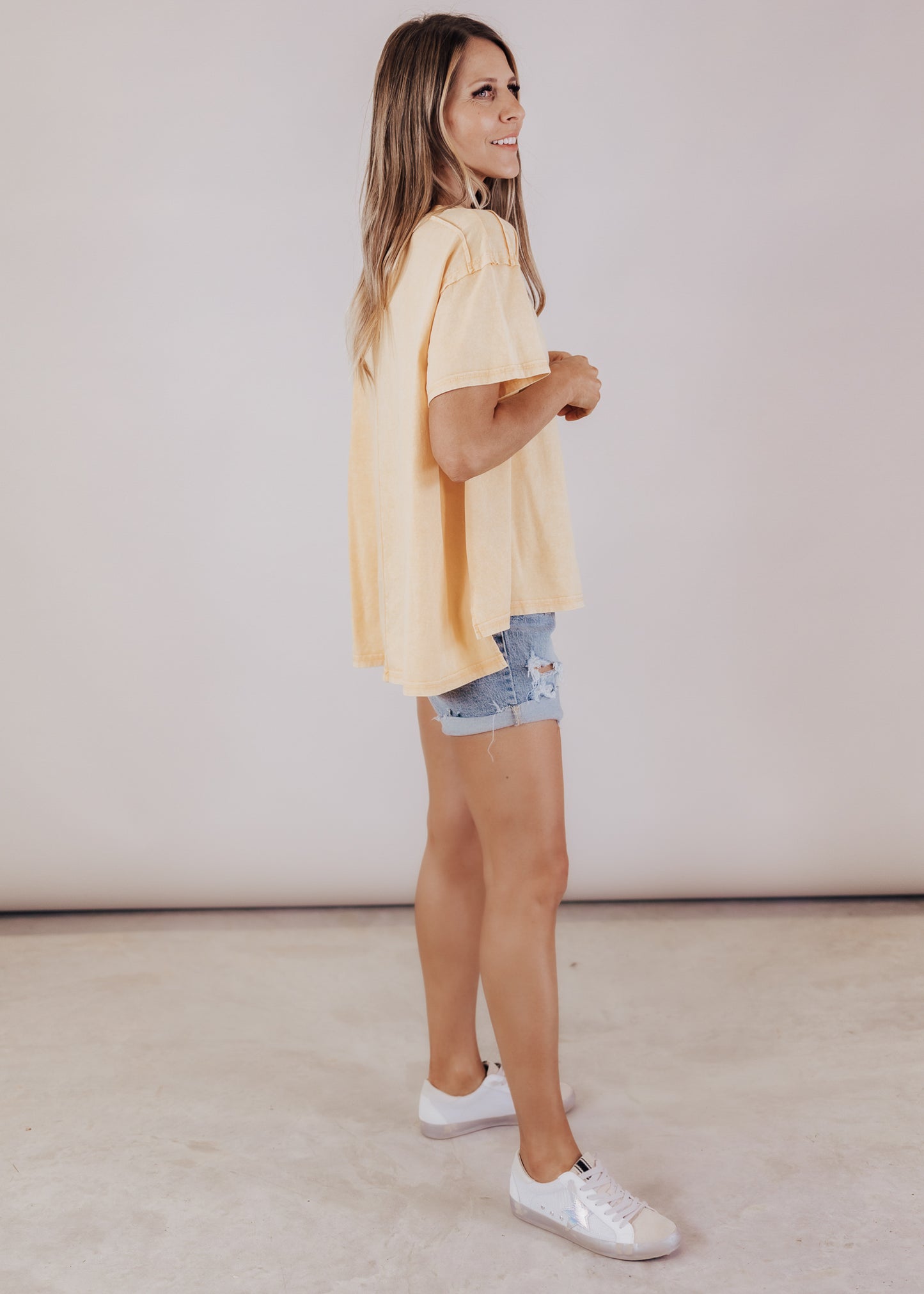 Randi Boxy Top *MINERAL YELLOW