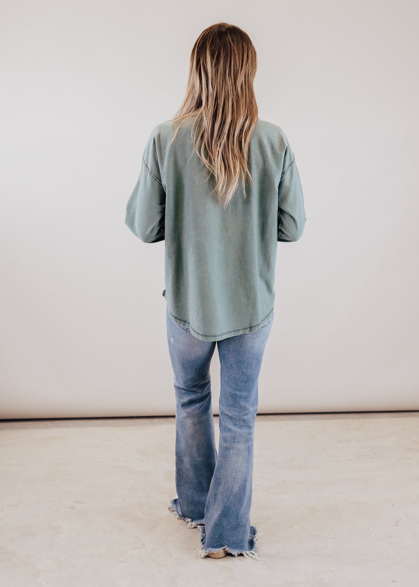 Ava Top (CAN FIT XL) *MINERAL JUNIPER GREEN