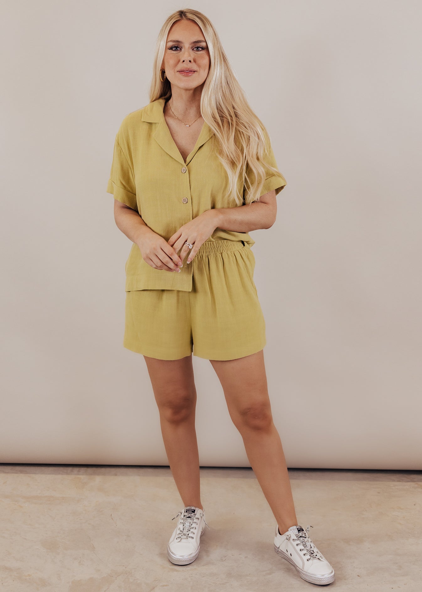 S & M: Emmi Top *PALE LIME