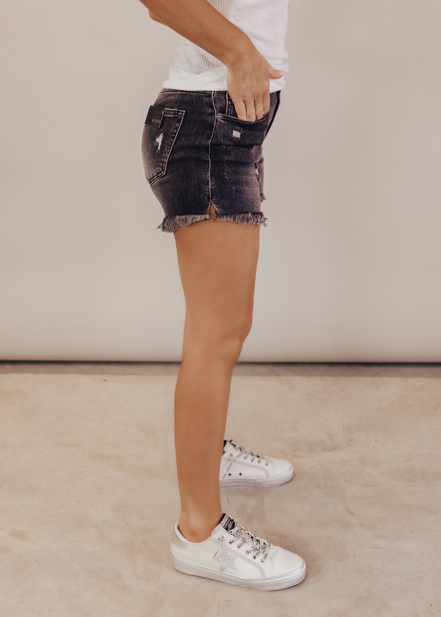 Small: Risen Mark Shorts (S-XL) *BLACK