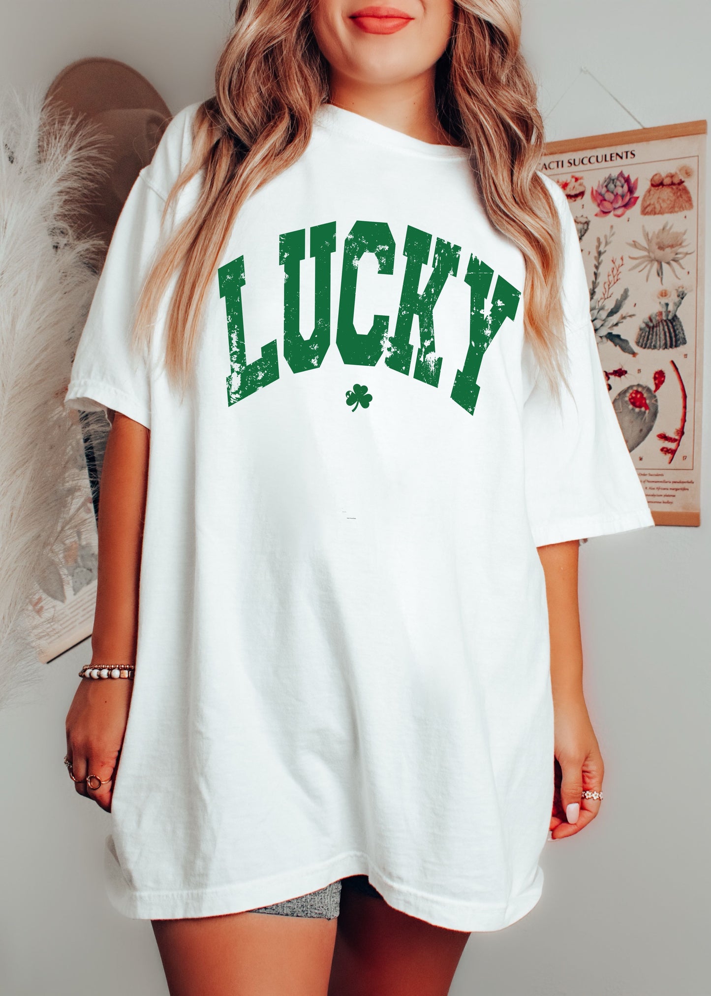 Lucky Gildan Tee *WHITE (S-3X)