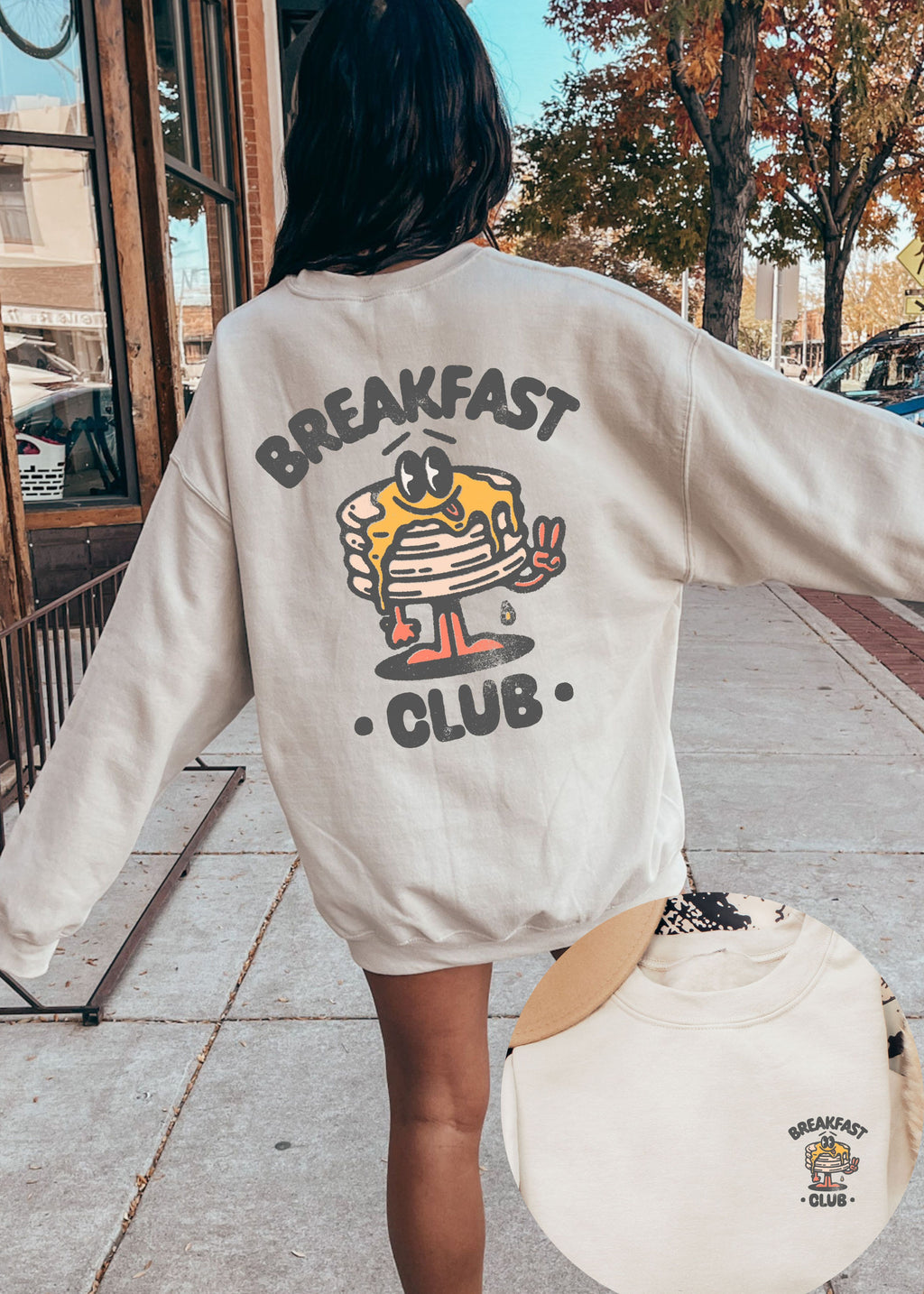 *Breakfast Club Sweatshirt Back Print *3 Colors (S-3X)