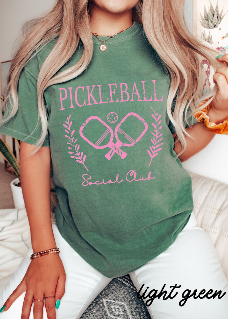 PRE-ORDER: Pickleball Social Club Tee *2 Colors (S-3X)