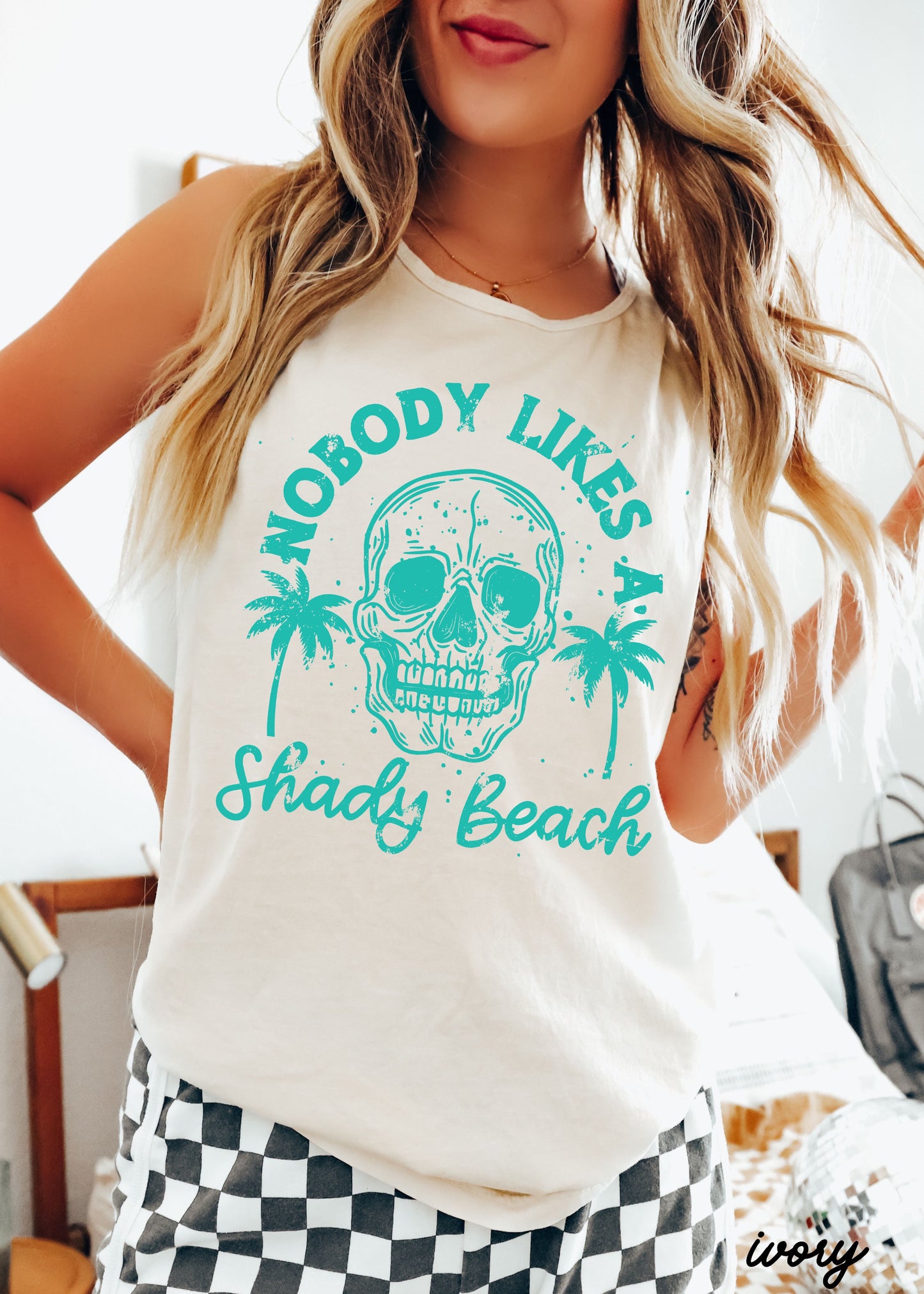 Shady Beach Tank *4 Colors (S-3X)