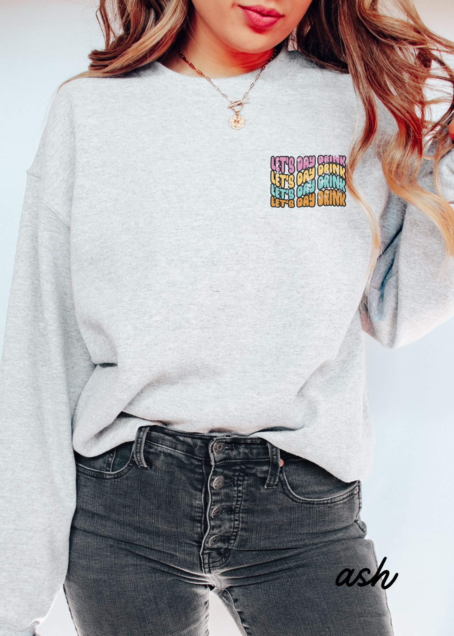 *Let's Day Drink Hoodie *4 Colors (S-5X)