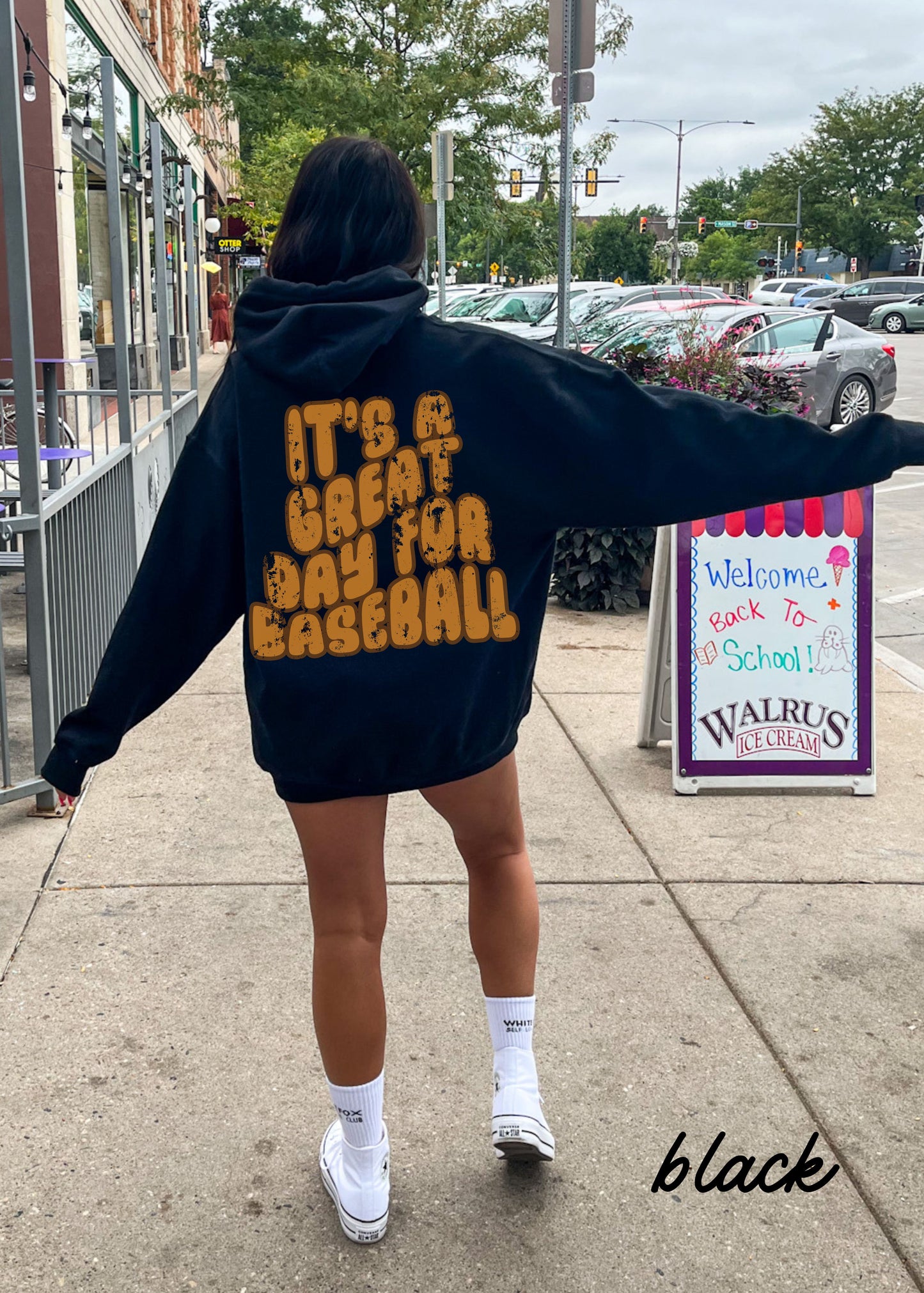 *PERSONALIZED Great Day for Baseball Hoodie *6 Colors (S-5X)