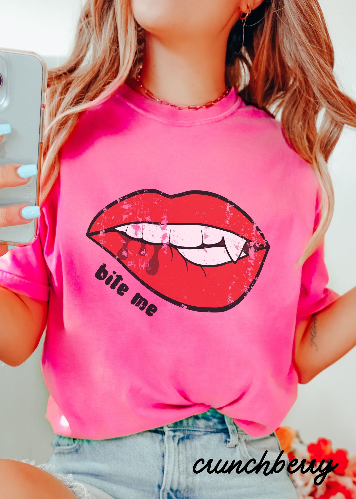 *Bite Me Tee *3 Colors (S-4X)