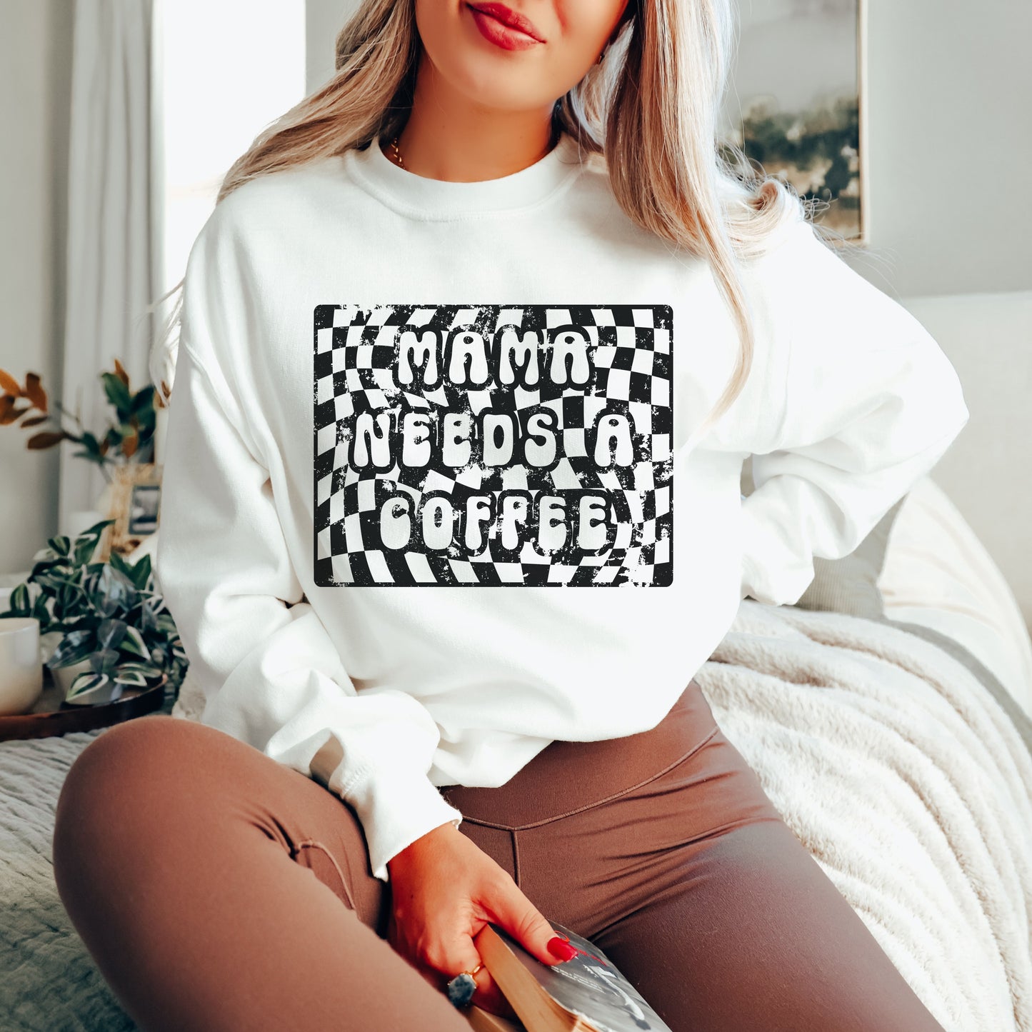 PRE-ORDER: Mama Needs a Coffee Sweatshirt *3 Colors (S-3X)