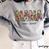 *Personalized Floral MAMA Sweatshirt *3 Colors (S-3X)