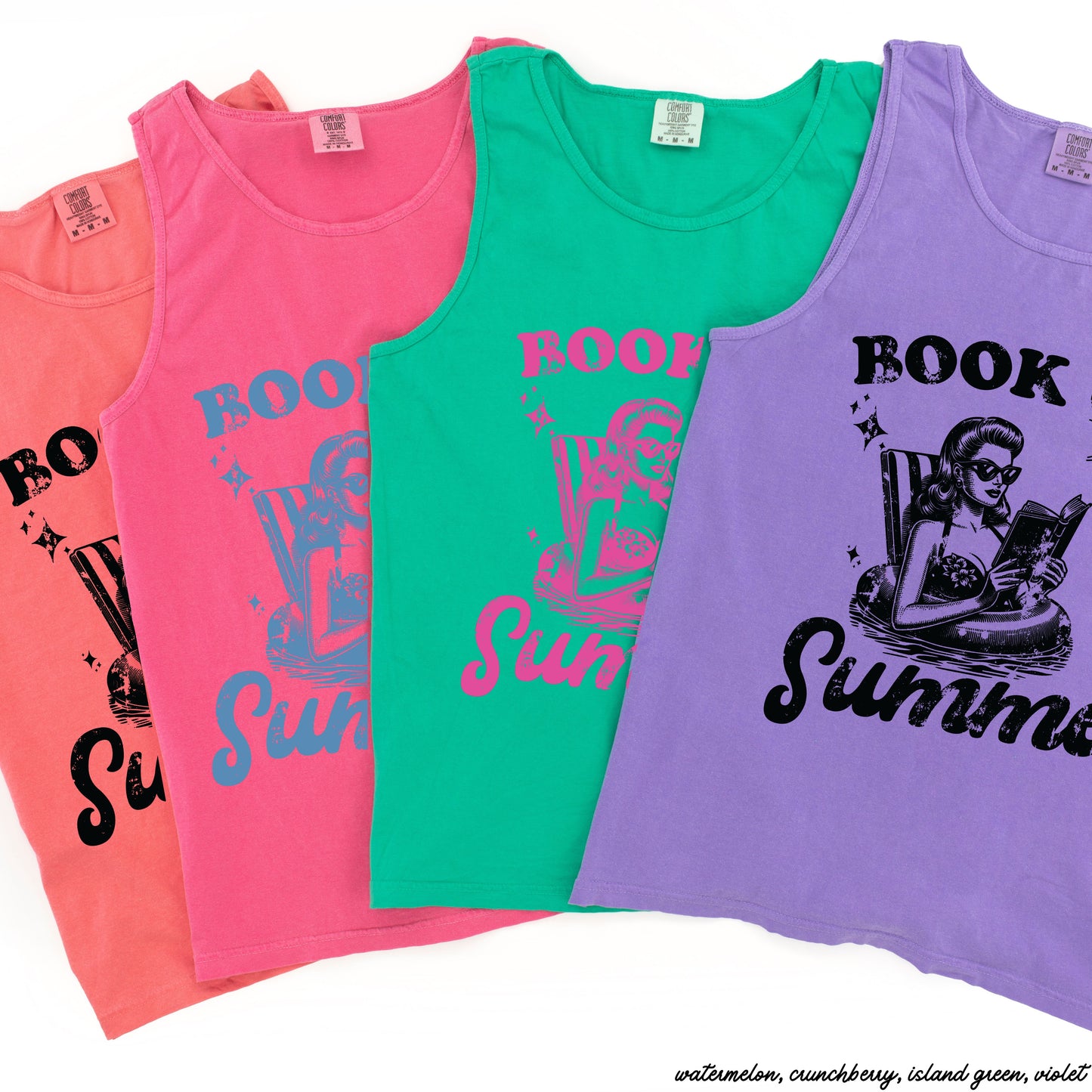Book Girl Summer Tank *8 Colors (S-3X)