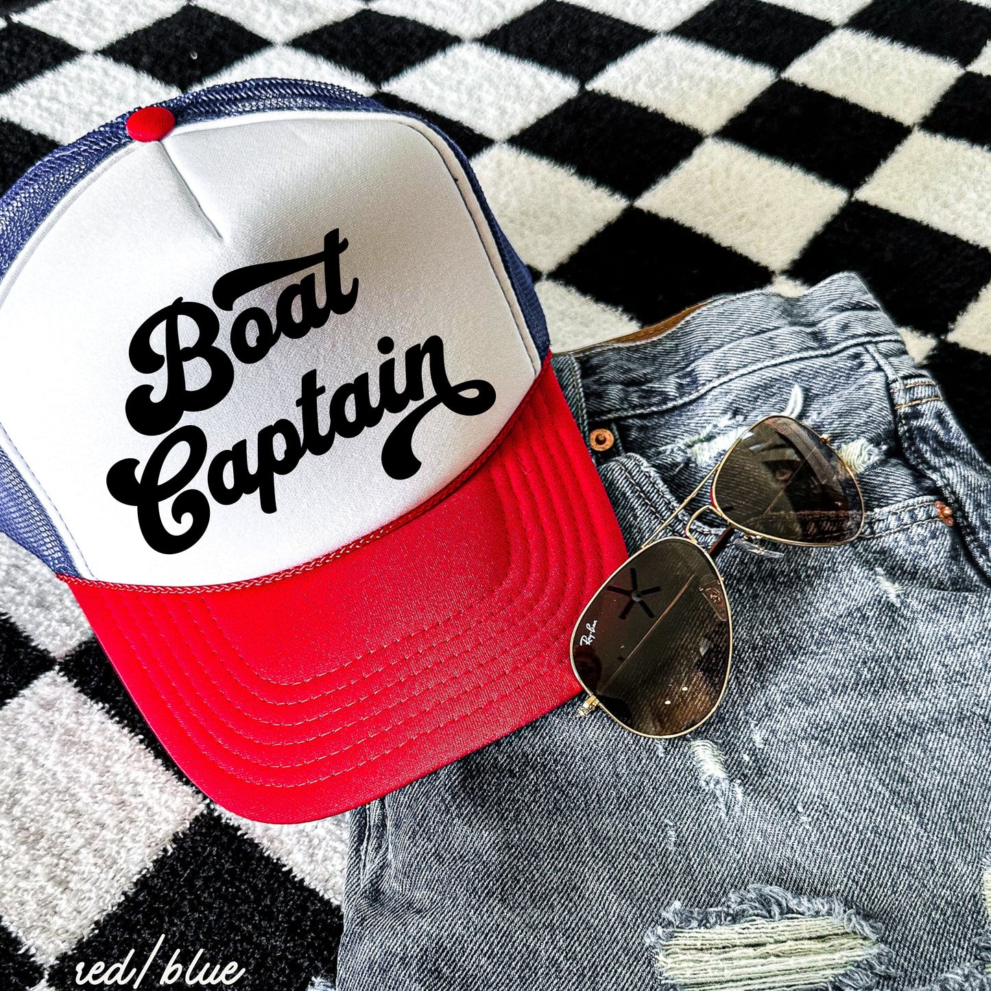Boat Captain Trucker Hat *15 COLORS
