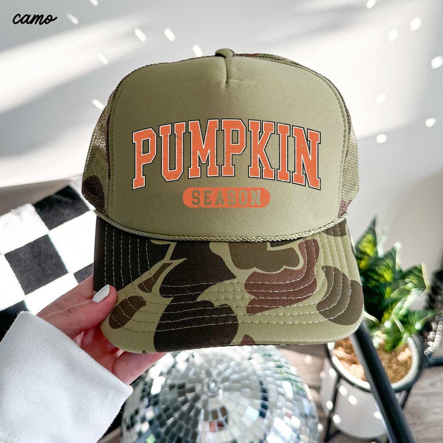 Pumpkin Season Trucker Hat *6 Colors