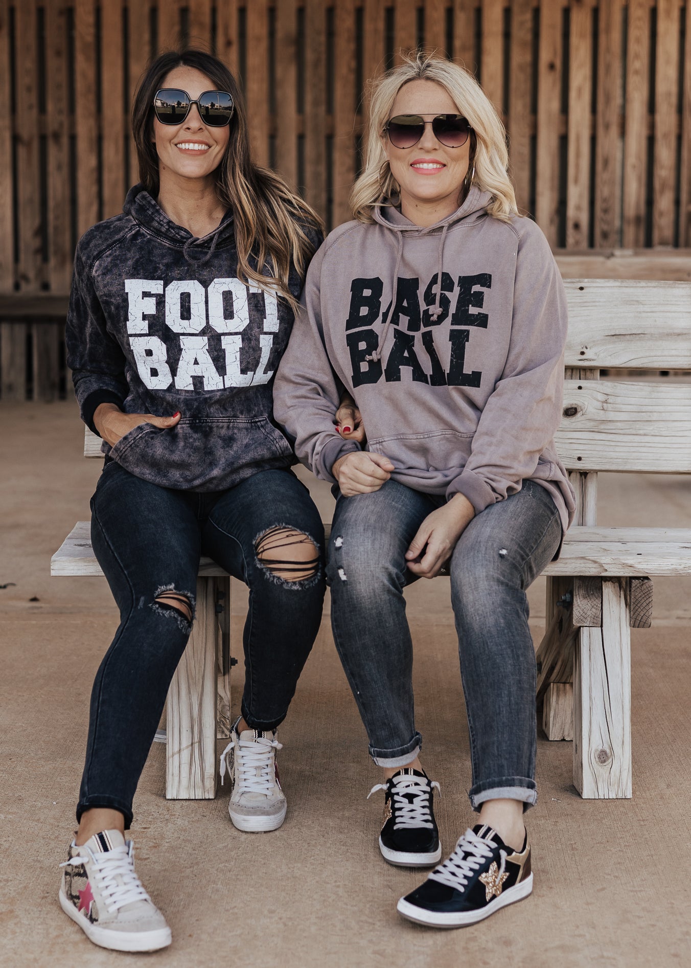 Football Vintage Raglan Hoodie *Cloud Black (S-3X)