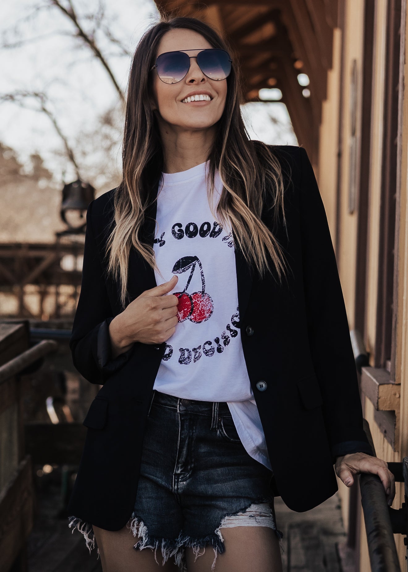 Morgan Blazer (S-XL & 1X-3X) *BLACK