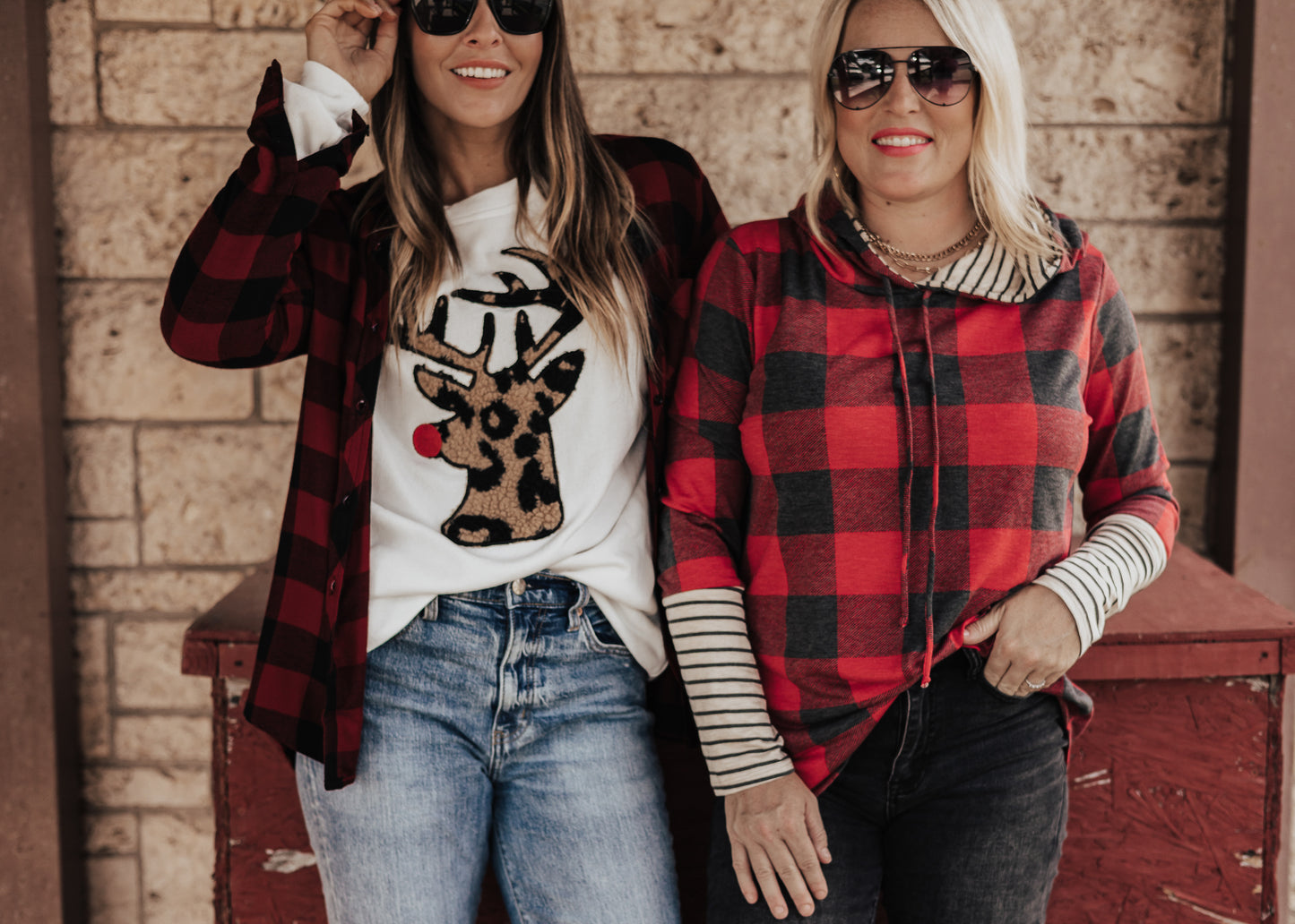 2X: Stacy Flannel *RED/BLACK Checkered