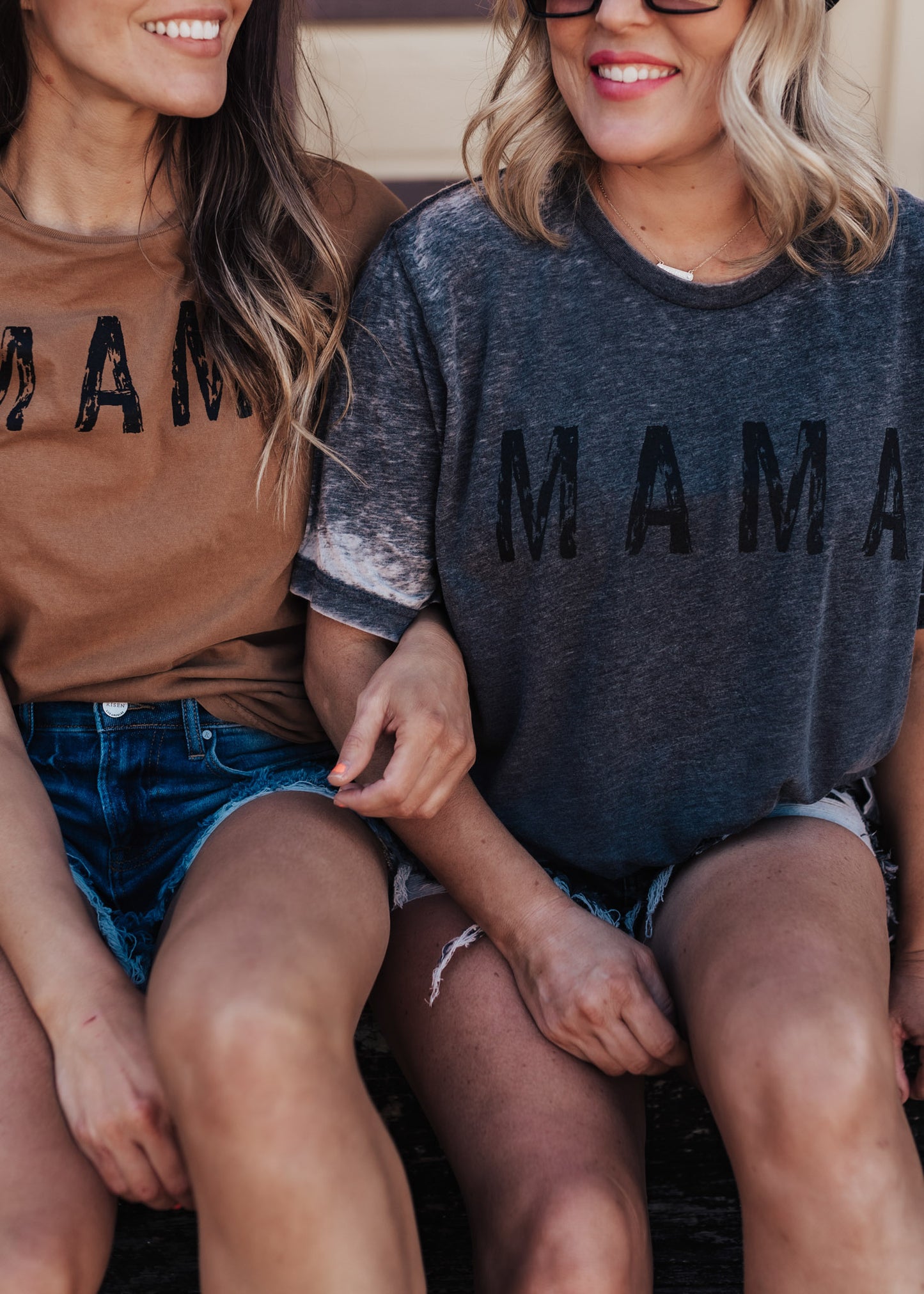 PRE-ORDER: Mama Tee *Grey Acid Wash (S-2X)