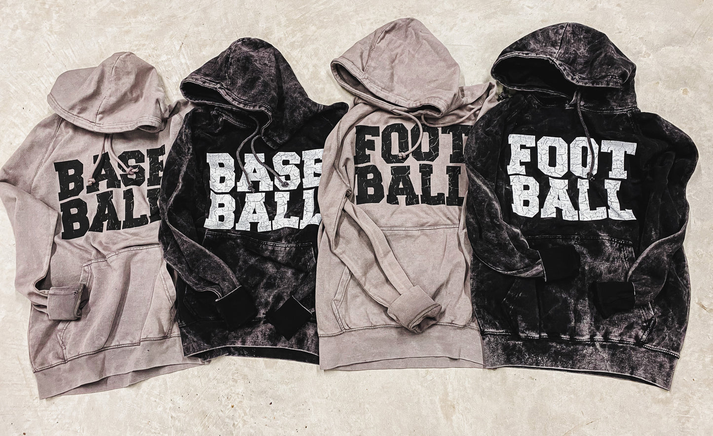 Football Vintage Raglan Hoodie *Zinc(Grey/Purple) (S-3X)