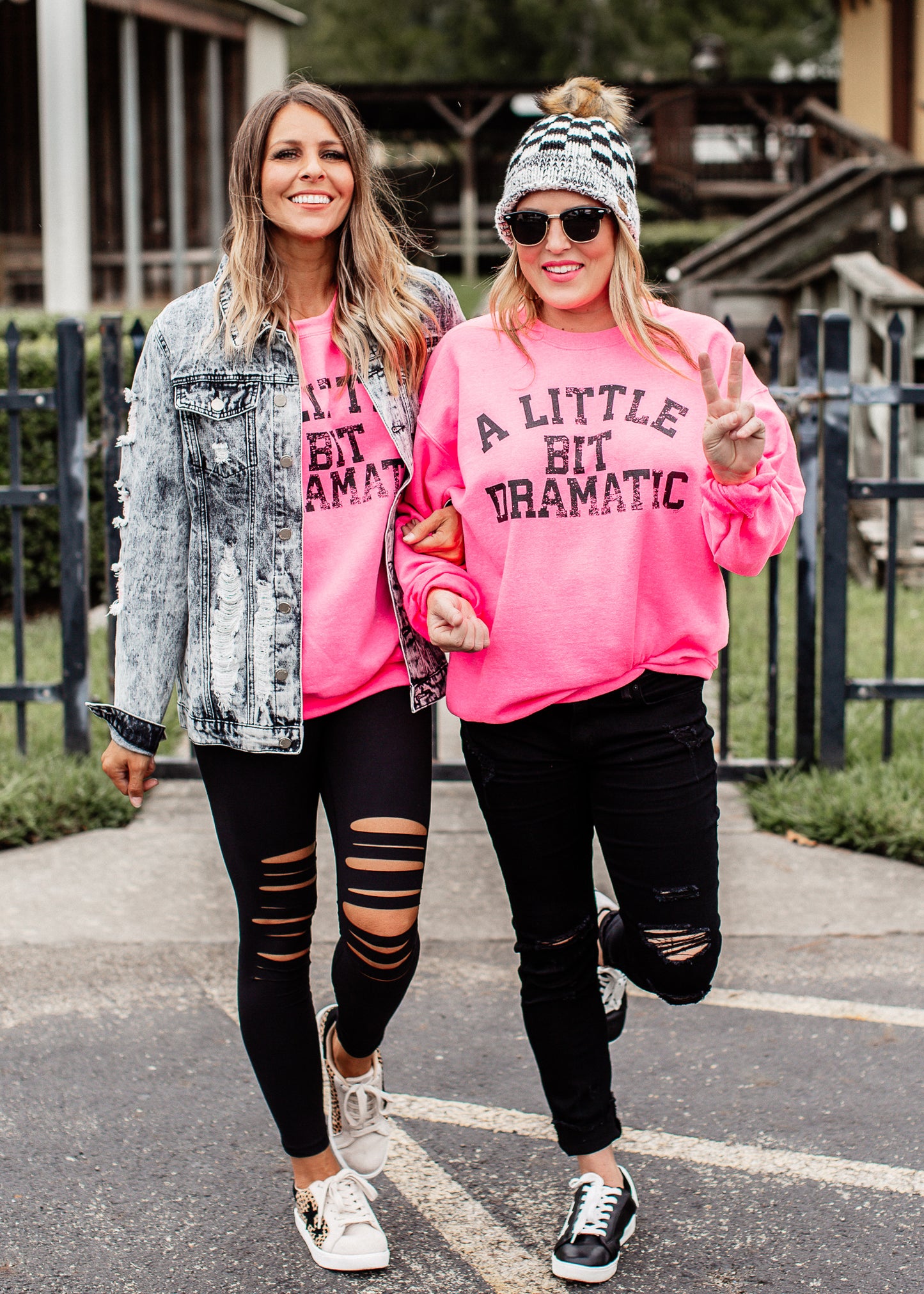 Black Slit Leggings (S-3X)