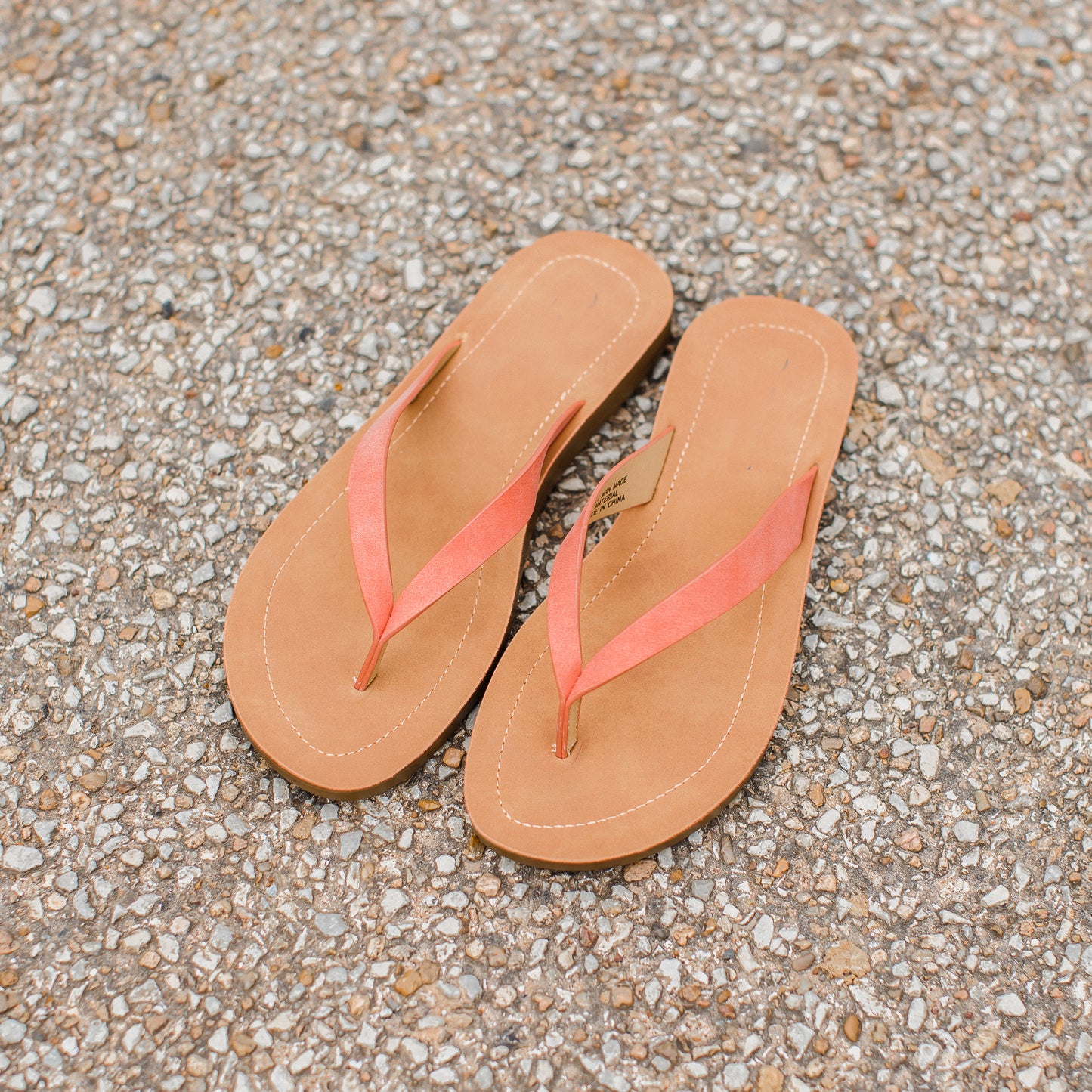Basic Sandal (Size up 1/2 size) 5.5-11 *CORAL