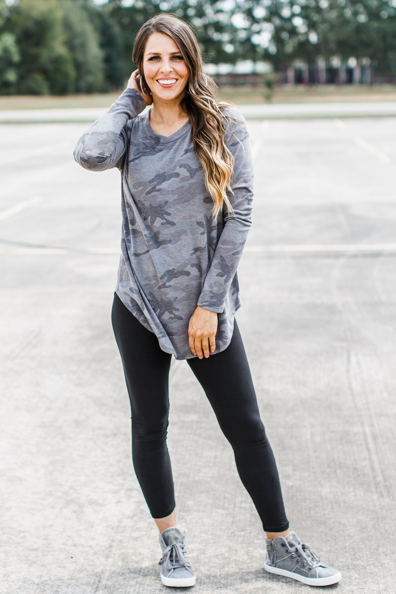 High Waist Leggings Black ( One Size & Plus )