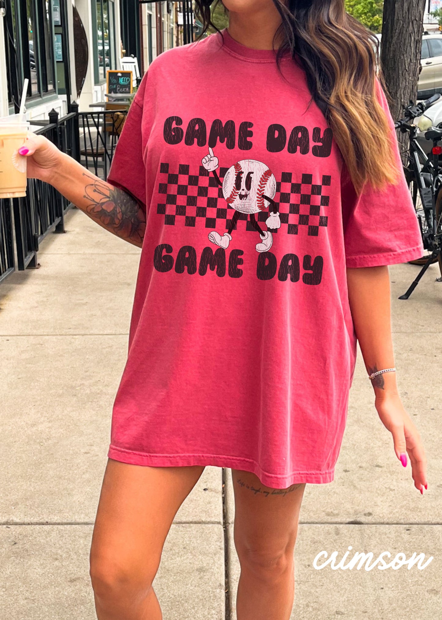 *Game Day Baseball Mascot Tee *10 Colors (S-4X)