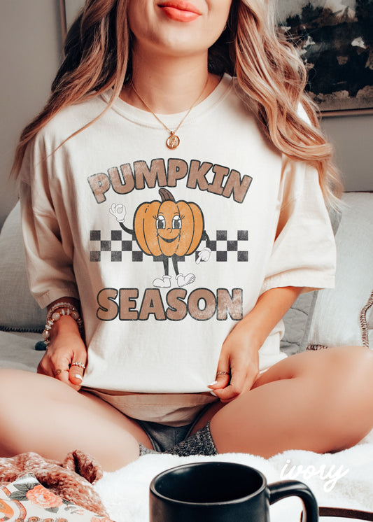 PRE-ORDER: PUMPKIN SEASON Tee *Ivory (S-3X)