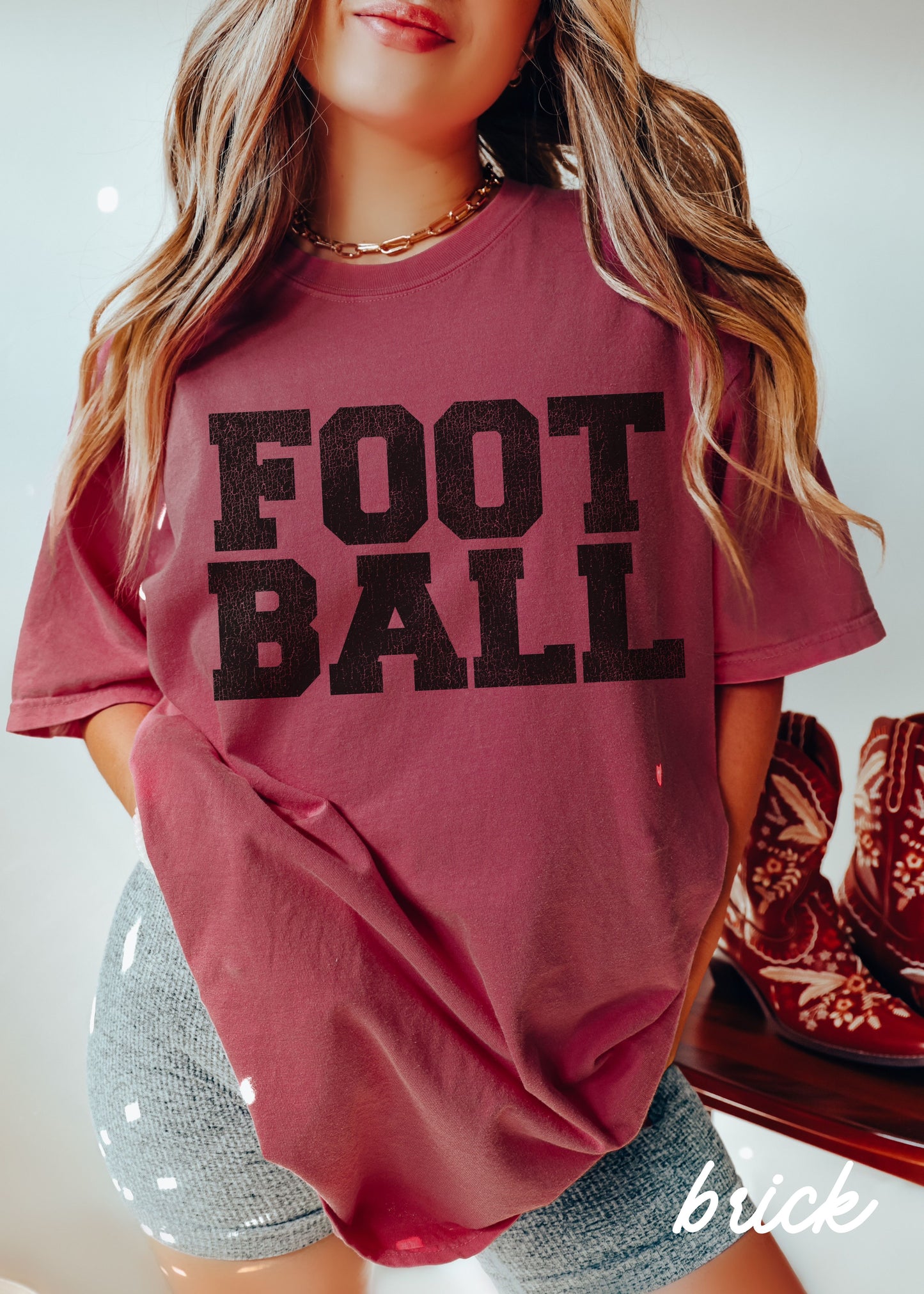 *FOOTBALL University Tee *11 Colors (S-4X)