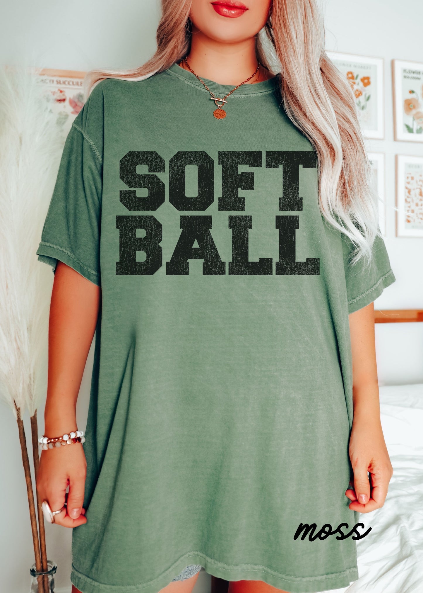 *SOFTBALL University Tee *12 Colors (S-4X)
