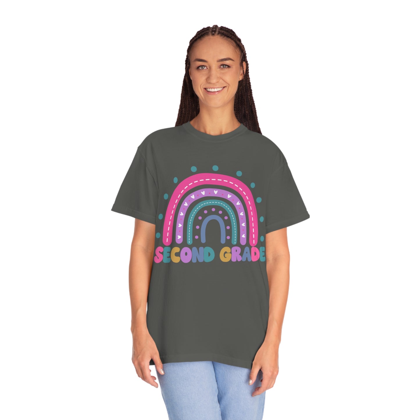 *Personalized SECOND Grade Rainbow *8 Colors (S-4X)