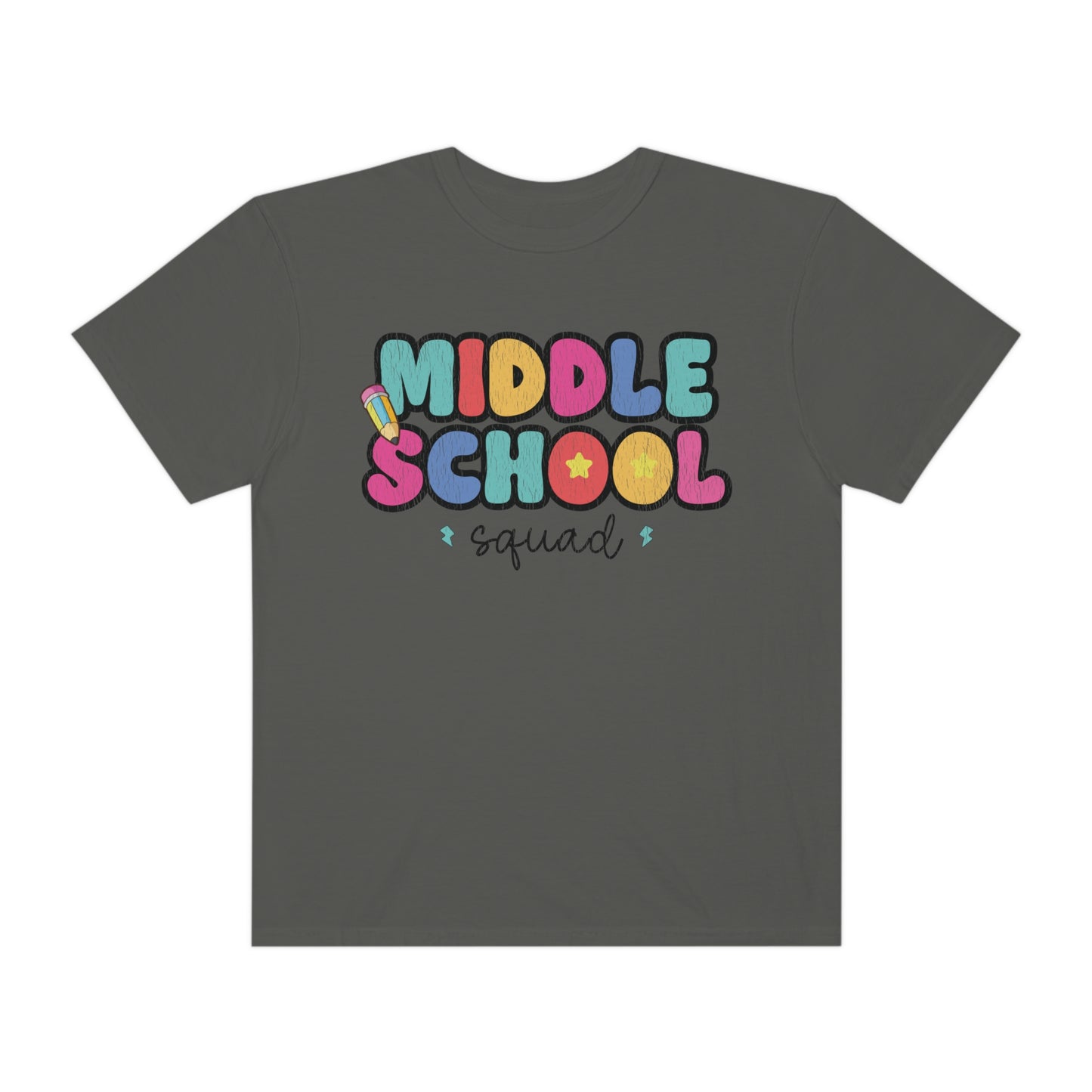 *Personalized MIDDLE SCHOOL Grade Squad Tee *8 Colors (S-4X)