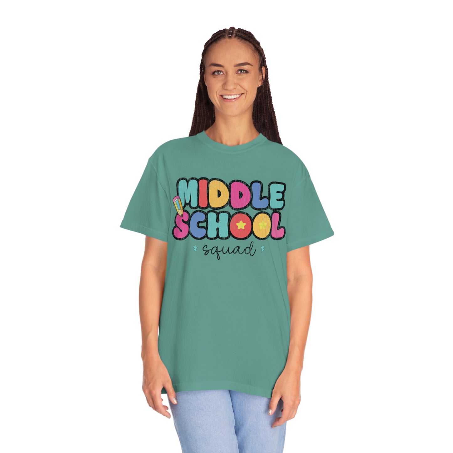 *Personalized MIDDLE SCHOOL Grade Squad Tee *8 Colors (S-4X)