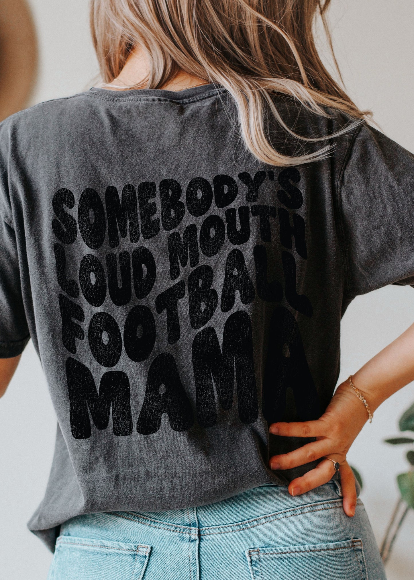 *Loud Mouth FOOTBALL Mama Tee *10 Colors (S-4X)