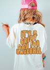 *PERSONALIZED Great Day for Baseball Back Print Tee *7 Colors (S-4X)
