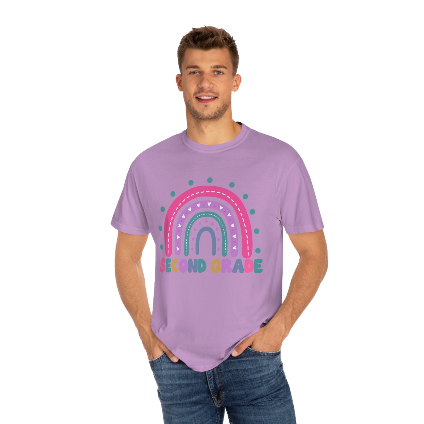 *Personalized SECOND Grade Rainbow *8 Colors (S-4X)