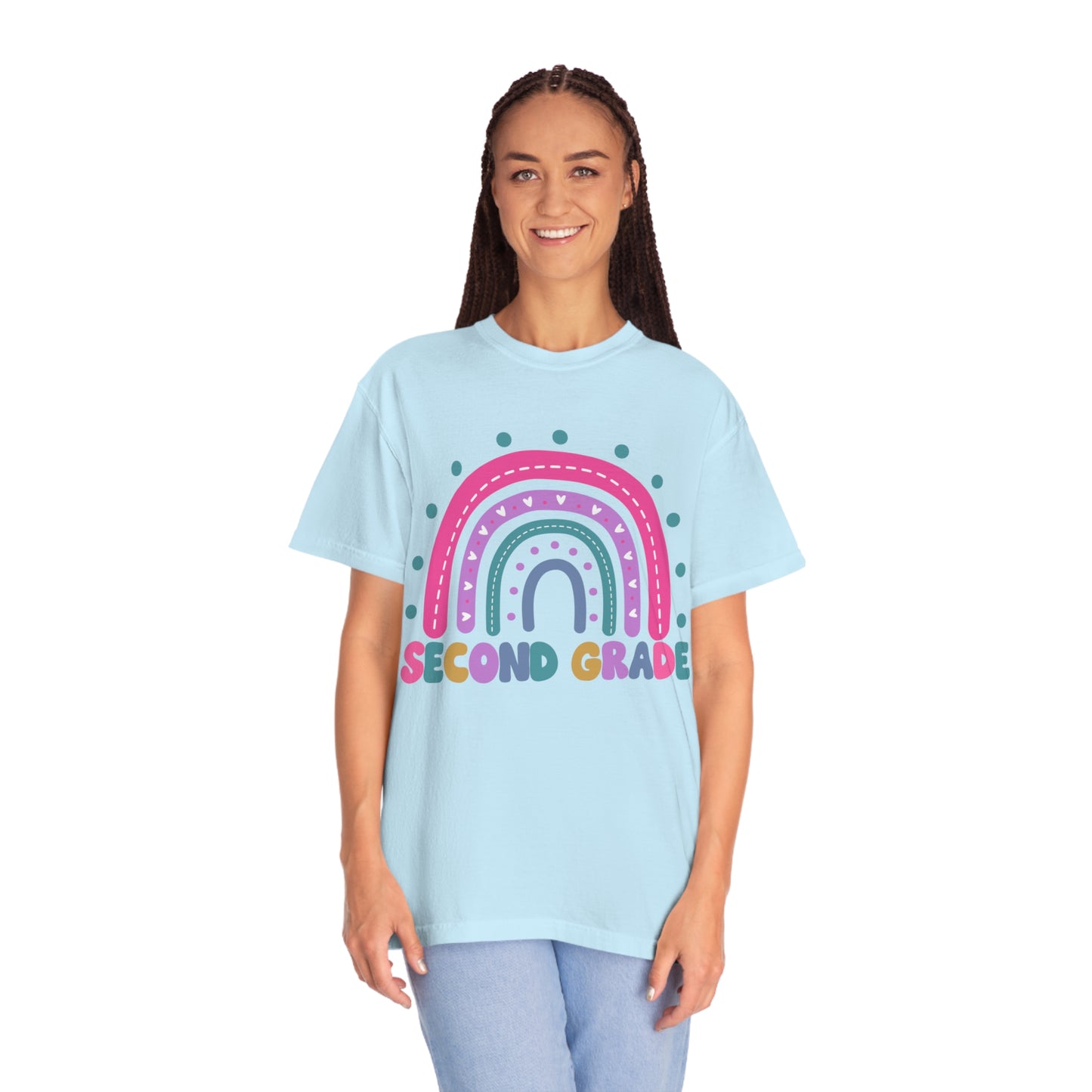 *Personalized SECOND Grade Rainbow *8 Colors (S-4X)