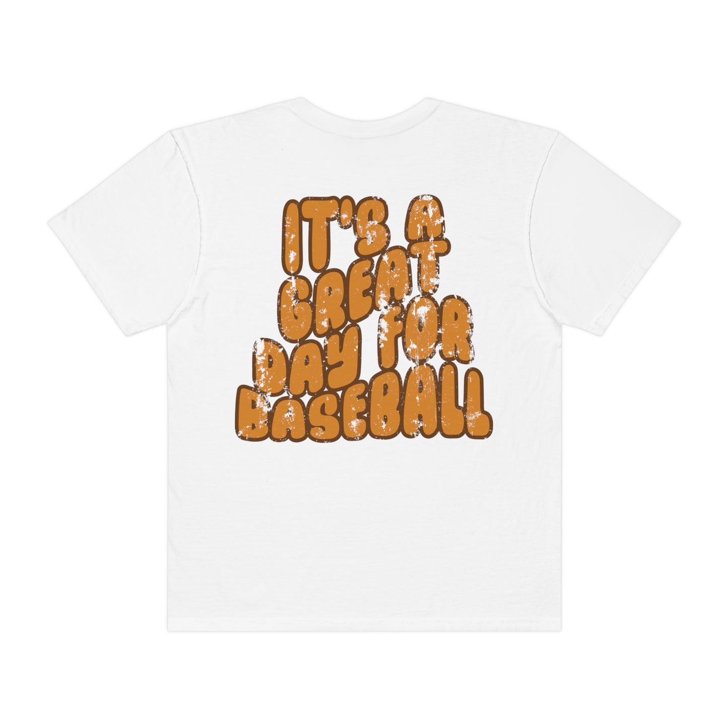 *PERSONALIZED SHIPMAN Great Day for Baseball Back Print Tee *9 Colors (S-4X)