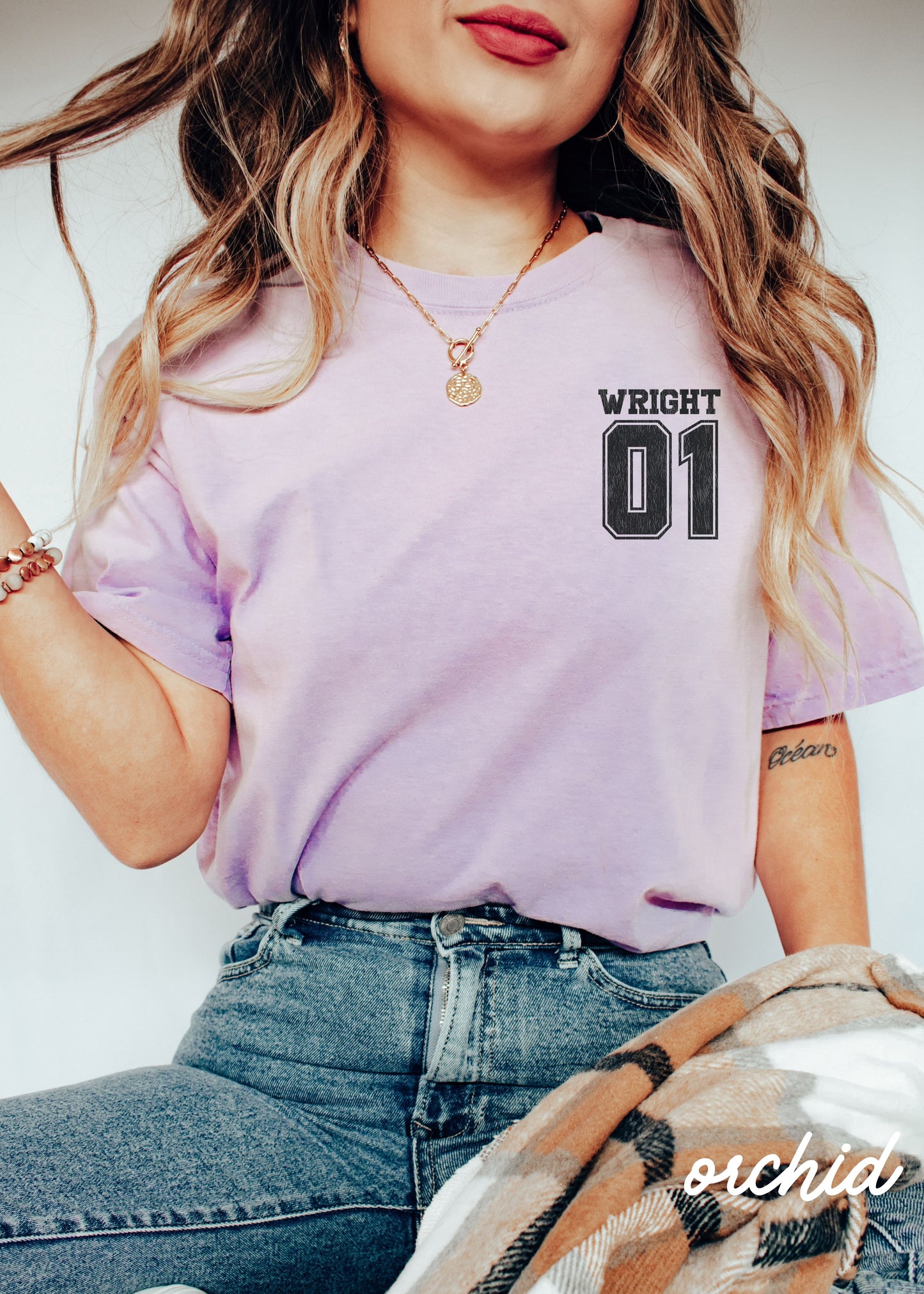 *PERSONALIZED Sports Name and Number Tee *11 Colors (S-4X)