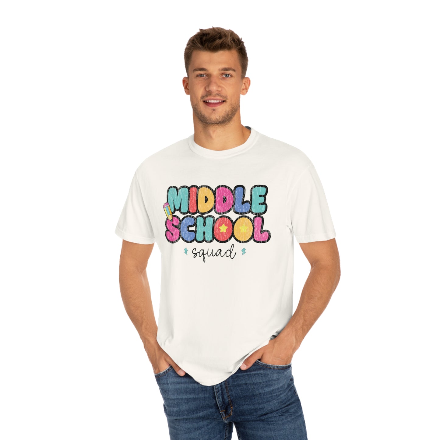 *Personalized MIDDLE SCHOOL Grade Squad Tee *8 Colors (S-4X)