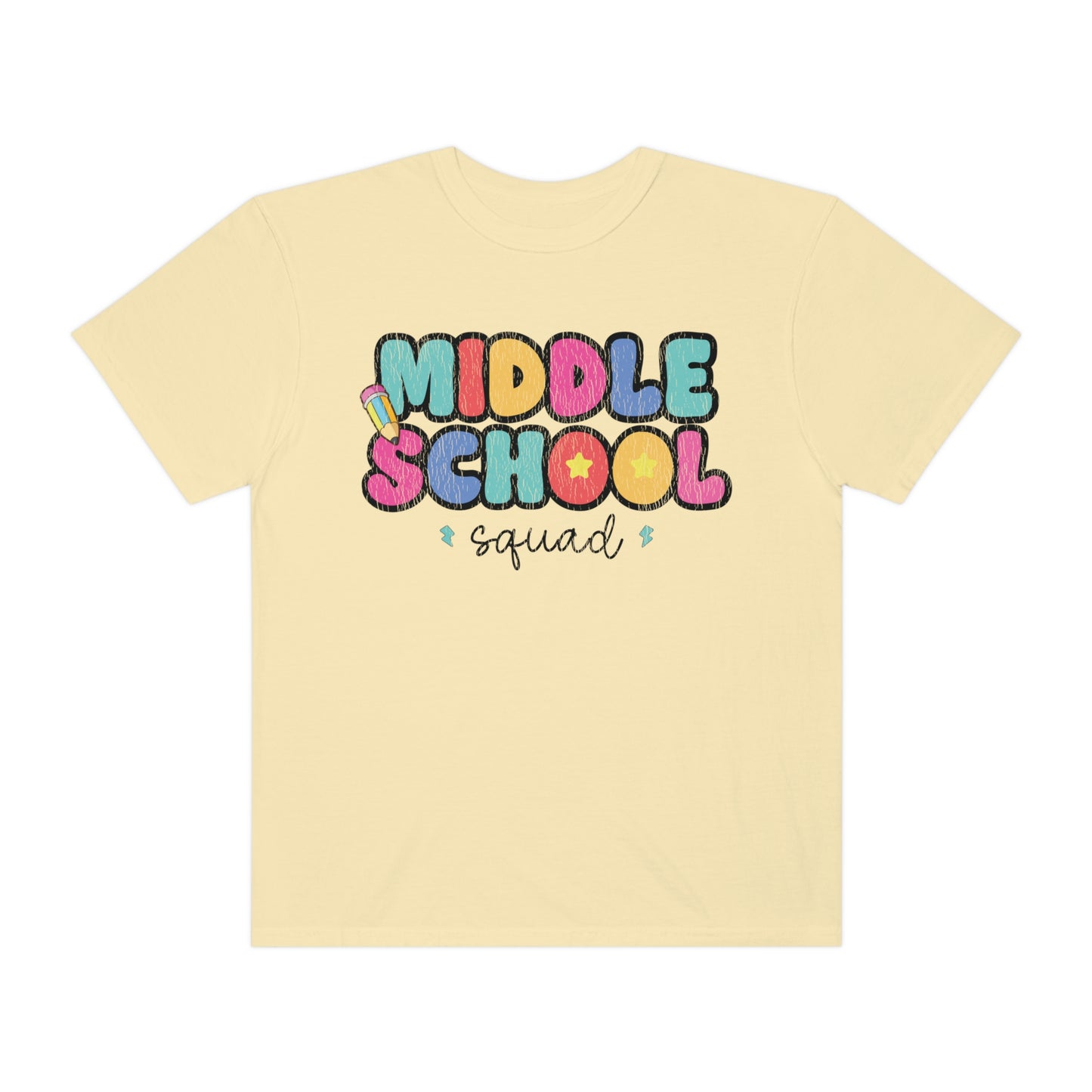 *Personalized MIDDLE SCHOOL Grade Squad Tee *8 Colors (S-4X)