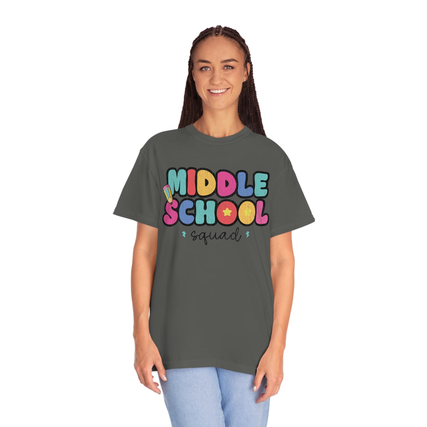 *Personalized MIDDLE SCHOOL Grade Squad Tee *8 Colors (S-4X)