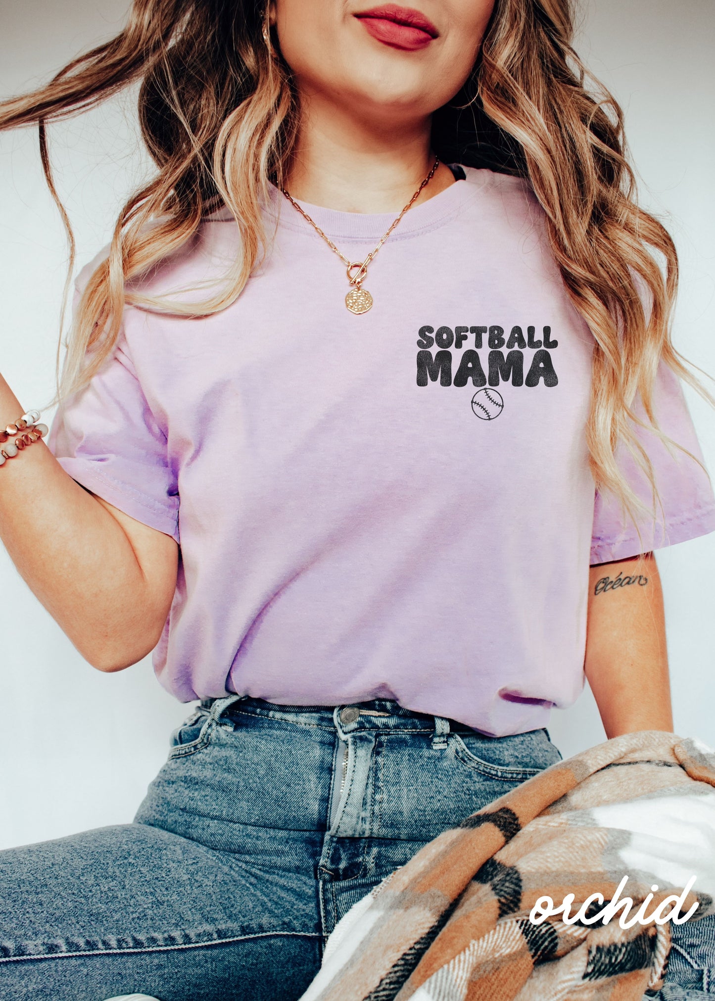 *Loud Mouth SOFTBALL Mama Tee *10 Colors (S-4X)