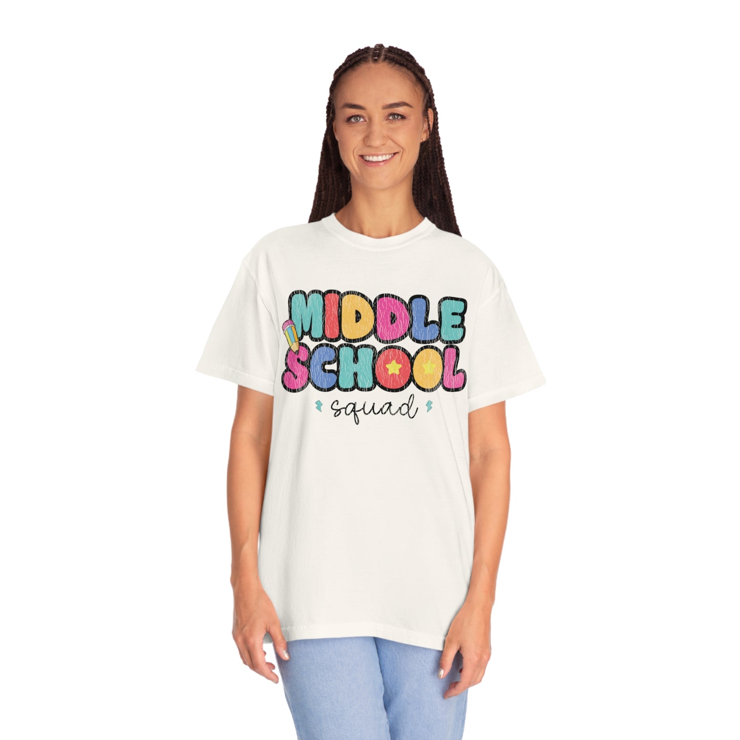 *Personalized MIDDLE SCHOOL Grade Squad Tee *8 Colors (S-4X)