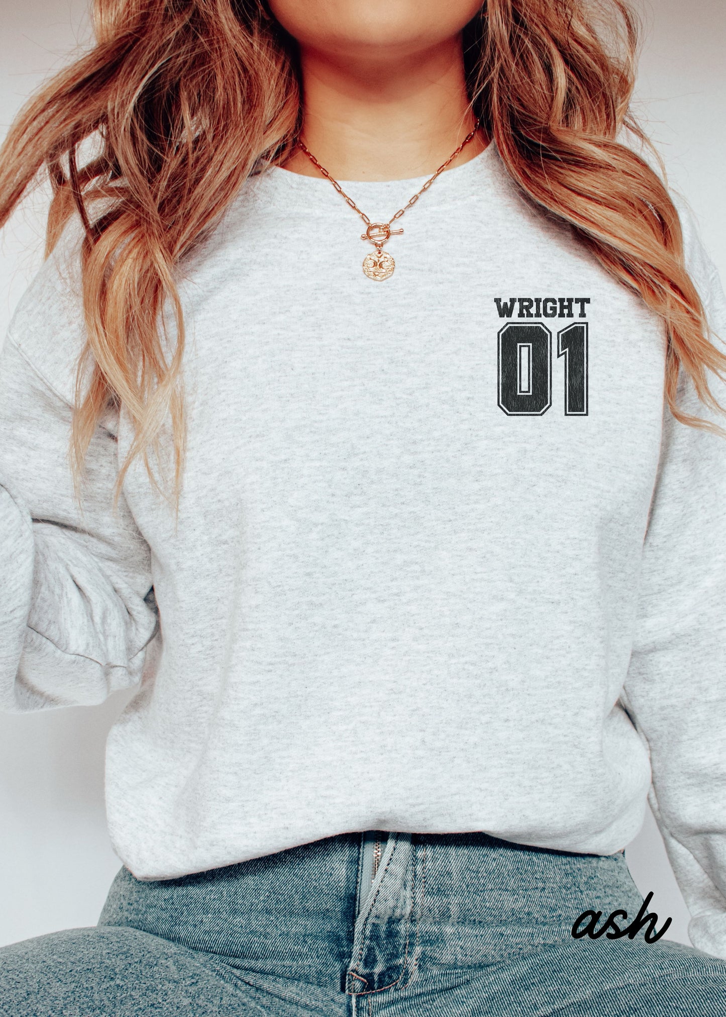 *PERSONALIZED Name and Number Sweatshirt *7 Colors (S-5X)