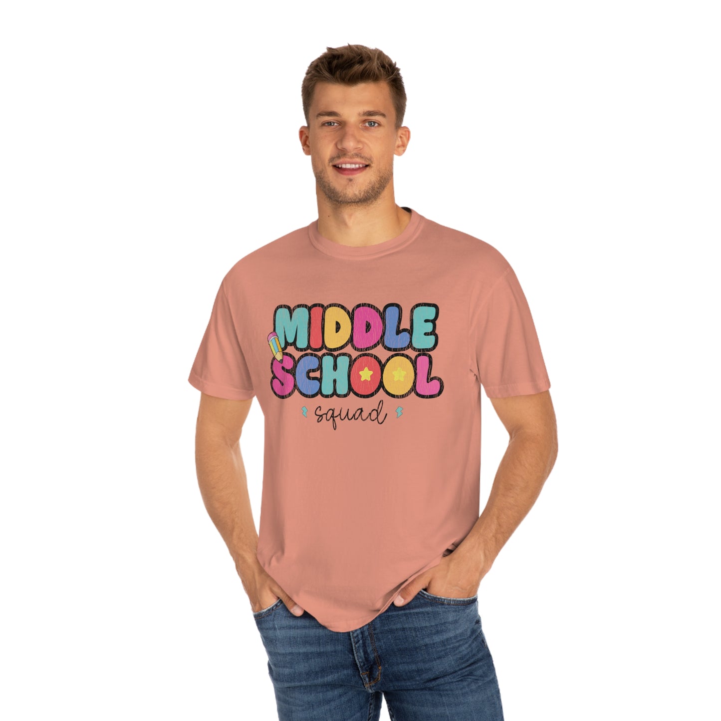 *Personalized MIDDLE SCHOOL Grade Squad Tee *8 Colors (S-4X)