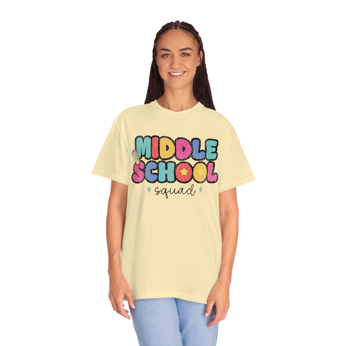 *Personalized MIDDLE SCHOOL Grade Squad Tee *8 Colors (S-4X)