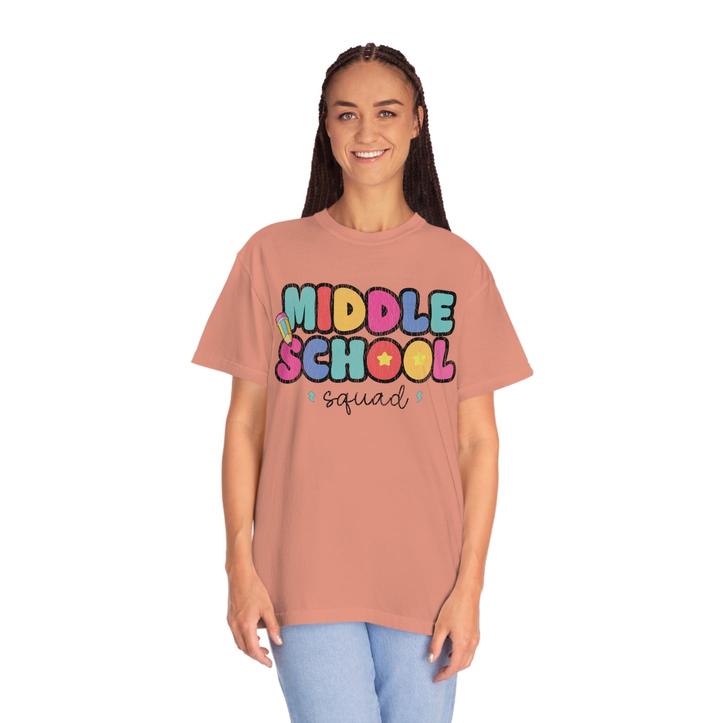 *Personalized MIDDLE SCHOOL Grade Squad Tee *8 Colors (S-4X)