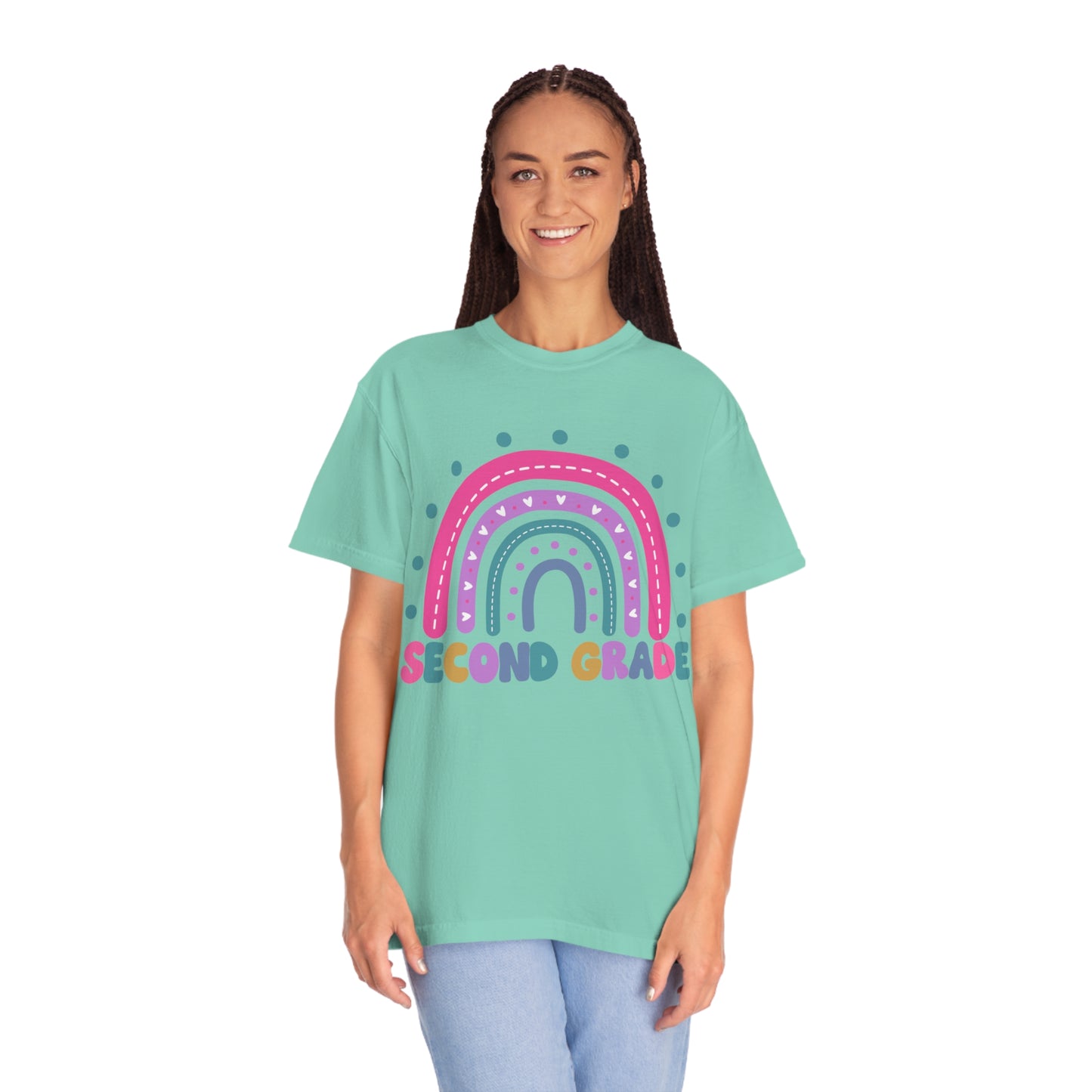 *Personalized SECOND Grade Rainbow *8 Colors (S-4X)